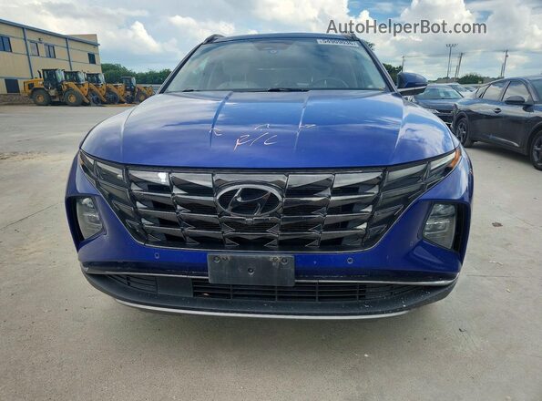 5NMJE3AE3NH016184 2022 HYUNDAI TUCSON Синий Вид спереди