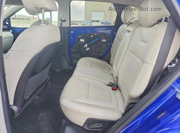 5NMJE3AE3NH016184 2022 HYUNDAI TUCSON Синий Вид задних сидений