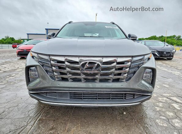 5NMJE3AE5NH087435 2022 HYUNDAI TUCSON Gray წინა ხედი