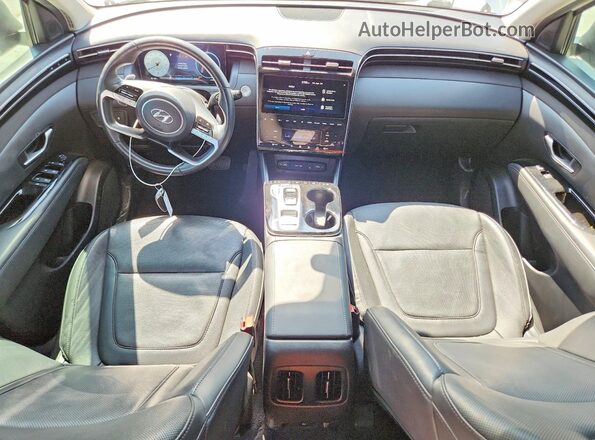 5NMJE3AE9PH209877 2023 HYUNDAI TUCSON White Առջևի վահանակի տեսք