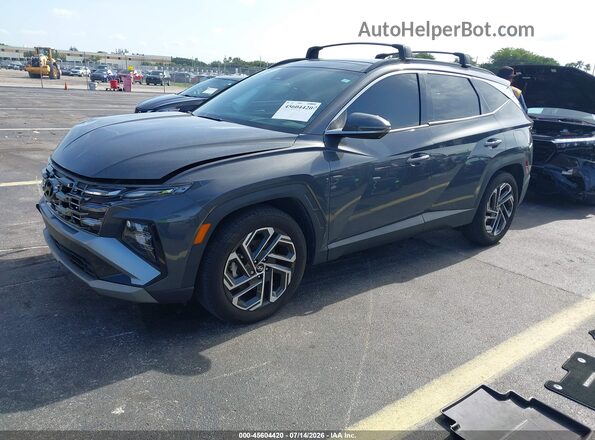 5NMJE3DE2SH453973 2025 HYUNDAI TUCSON Gray წინა მარცხენა ხედი სამი მეოთხედიდან