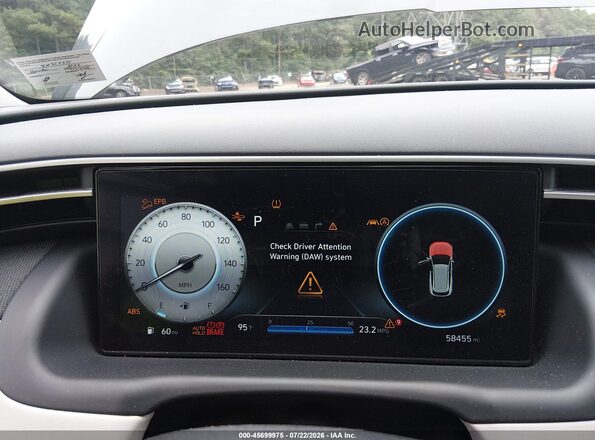 5NMJE3DE3RH357375 2024 HYUNDAI TUCSON Gray Հետևի նստատեղերի տեսք
