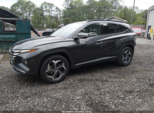 5NMJE3DE3RH357375 2024 HYUNDAI TUCSON Gray Առջևի ձախ երեք քառորդ տեսարան