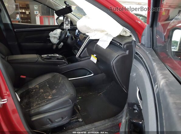 5NMJECAE0NH153308 2022 HYUNDAI TUCSON Red Widok wnętrza z przodu