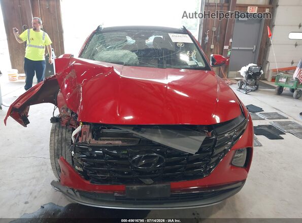 5NMJECAE0NH153308 2022 HYUNDAI TUCSON Red Widok zestawu wskaźników