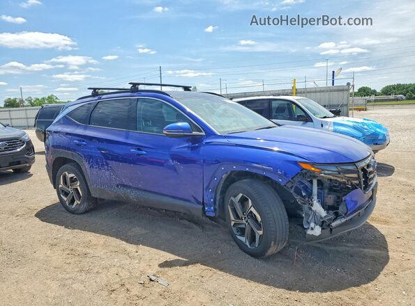 5NMJECAE0PH182004 2023 HYUNDAI TUCSON Синий Передняя правая четверть
