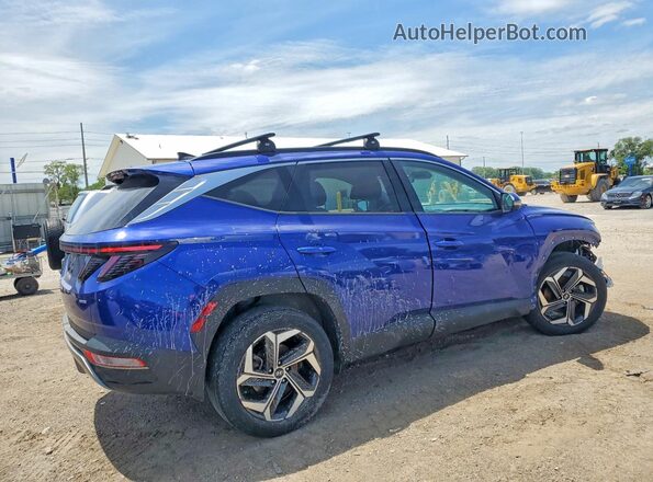 5NMJECAE0PH182004 2023 HYUNDAI TUCSON Синий Задняя правая четверть