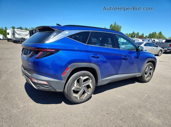 5NMJECAE0PH229614 2023 HYUNDAI TUCSON Blue Задня права чверть