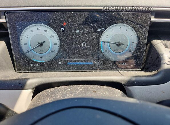 5NMJECAE0PH229614 2023 HYUNDAI TUCSON Blue Вид щитка приладів
