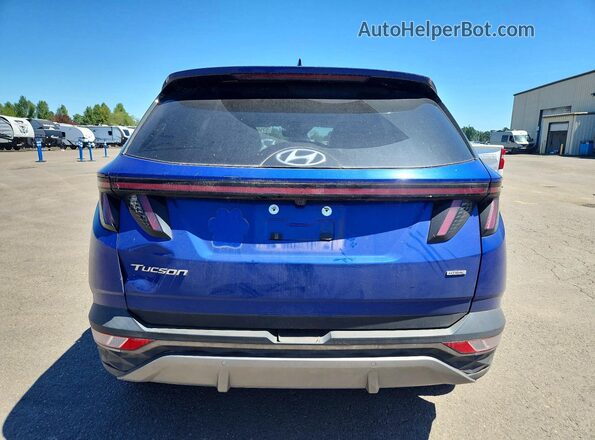 5NMJECAE0PH229614 2023 HYUNDAI TUCSON Blue Вид ззаду