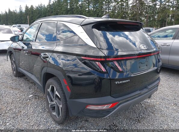 5NMJECAE1NH050768 2022 HYUNDAI TUCSON Black Trasero izquierdo