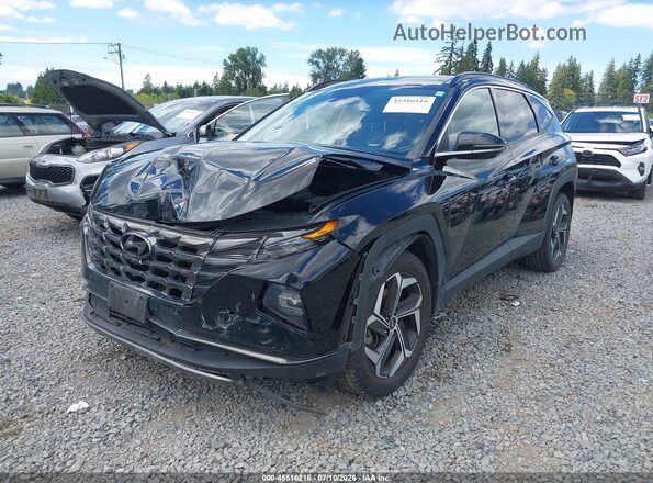 5NMJECAE1NH050768 2022 HYUNDAI TUCSON Black Vista tres cuartos delantera izquierda