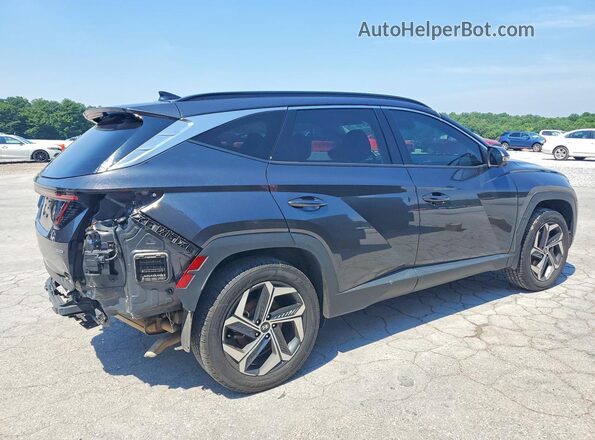 5NMJECAE1NH119796 2022 HYUNDAI TUCSON Черный Задняя правая четверть