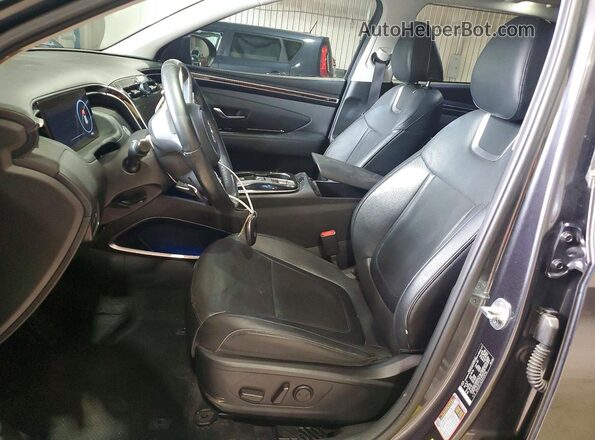 5NMJECAE1NH119796 2022 HYUNDAI TUCSON Черный Вид салона спереди