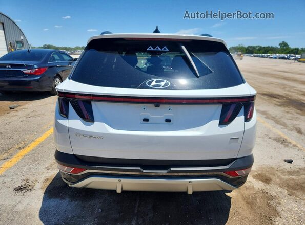 5NMJECAE2NH152810 2022 HYUNDAI TUCSON White უკანა ხედი