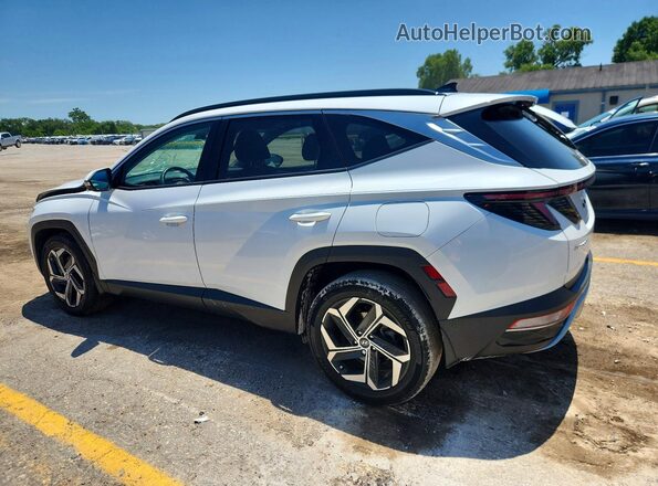 5NMJECAE2NH152810 2022 HYUNDAI TUCSON White უკანა მარცხენა