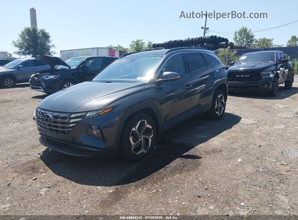 5NMJECAE2PH192582 2023 HYUNDAI TUCSON Gray Przód lewy