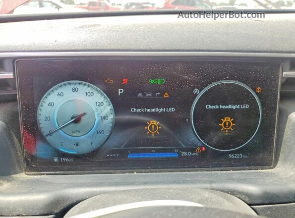 5NMJECAE3PH173135 2023 HYUNDAI TUCSON Red ხელსაწყოთა პანელის ხედი