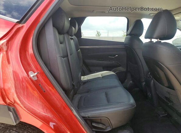 5NMJECAE3PH173135 2023 HYUNDAI TUCSON Red უკანა სალონის ხედი