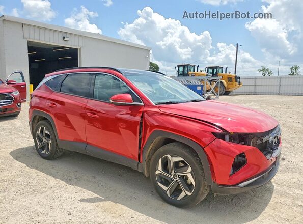 5NMJECAE3PH173135 2023 HYUNDAI TUCSON Red წინა მარჯვენა