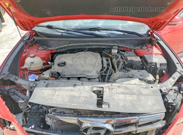 5NMJECAE3PH173135 2023 HYUNDAI TUCSON Red ძრავის განყოფილების ხედი