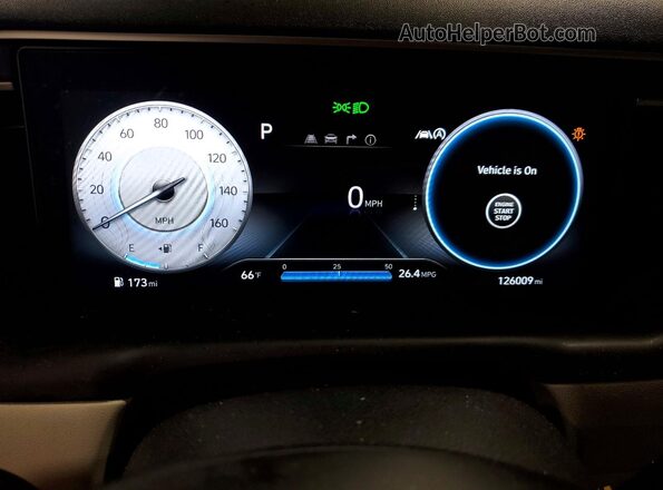 5NMJECAE3PH270772 2023 HYUNDAI TUCSON Charcoal Вид щитка приладів