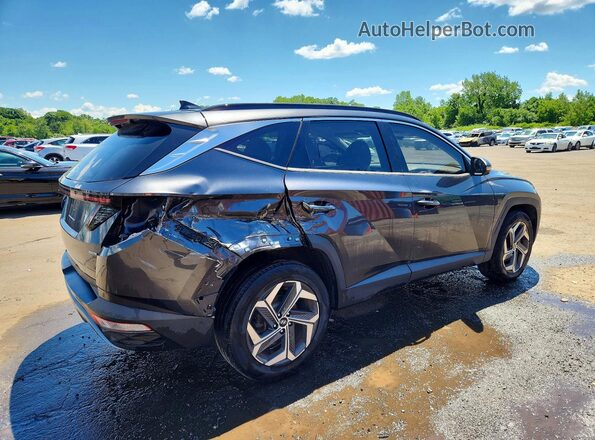 5NMJECAE4NH013133 2022 HYUNDAI TUCSON Gray Trasero derecho