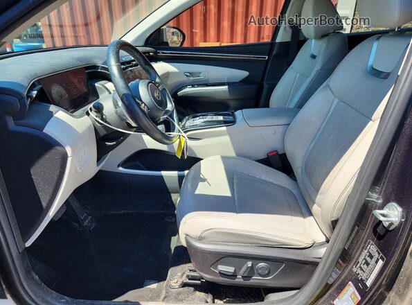 5NMJECAE4NH013133 2022 HYUNDAI TUCSON Gray Vista interior delantera