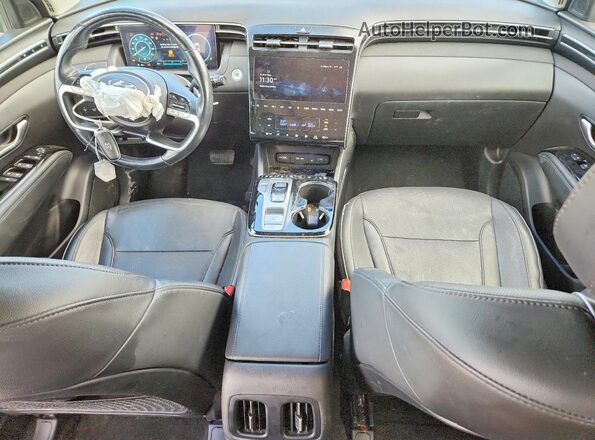 5NMJECAE4PH266178 2023 HYUNDAI TUCSON Black Առջևի վահանակի տեսք