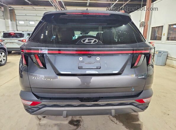 5NMJECAE5NH106002 2022 HYUNDAI TUCSON Blue Հետևի տեսք