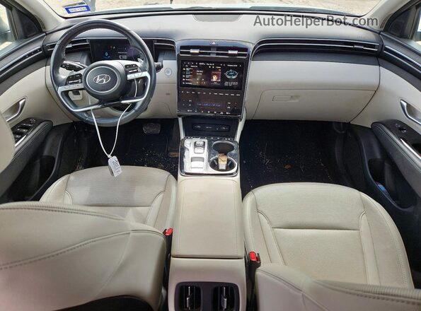 5NMJECAE6NH046750 2022 HYUNDAI TUCSON Белый Вид панели приборов