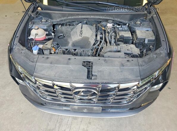 5NMJECAE6NH074628 2022 HYUNDAI TUCSON Black Vista del compartimento del motor