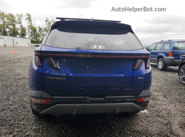 5NMJECAE6PH167975 2023 HYUNDAI TUCSON Blue უკანა ხედი