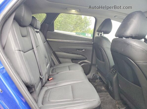 5NMJECAE6PH167975 2023 HYUNDAI TUCSON Blue უკანა სალონის ხედი
