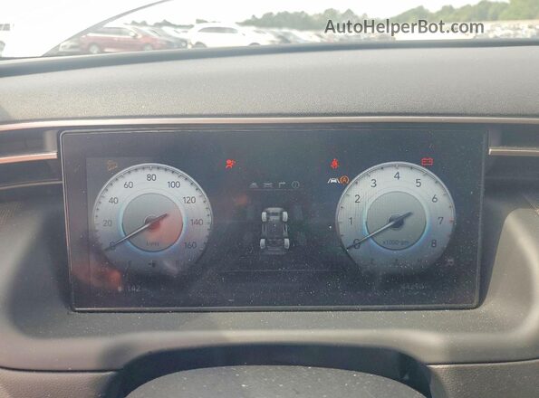 5NMJECAE7NH153435 2022 HYUNDAI TUCSON Silver Սարքավորումների վահանակի տեսք