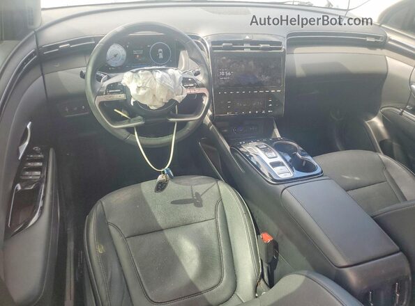 5NMJECAE7NH153435 2022 HYUNDAI TUCSON Silver Առջևի վահանակի տեսք