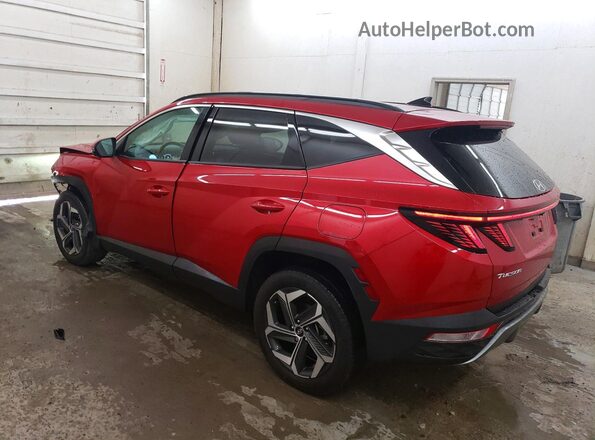 5NMJECAE7PH257720 2023 HYUNDAI TUCSON Red უკანა მარცხენა