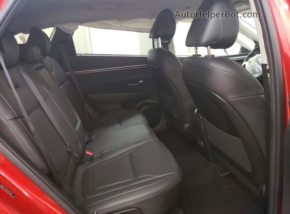 5NMJECAE7PH257720 2023 HYUNDAI TUCSON Red უკანა სალონის ხედი