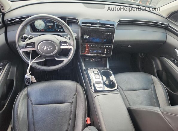 5NMJECAE7PH277420 2023 HYUNDAI TUCSON Black Առջևի վահանակի տեսք