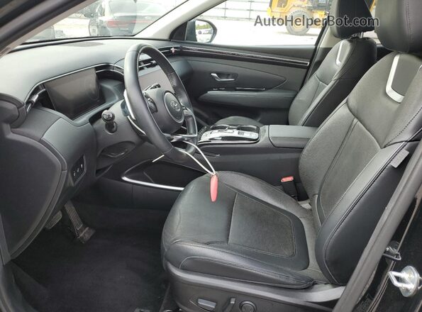 5NMJECAE8NH035684 2022 HYUNDAI TUCSON Black Widok wnętrza z przodu