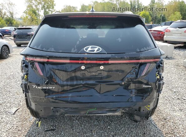 5NMJECAE8NH035684 2022 HYUNDAI TUCSON Black Widok z tyłu