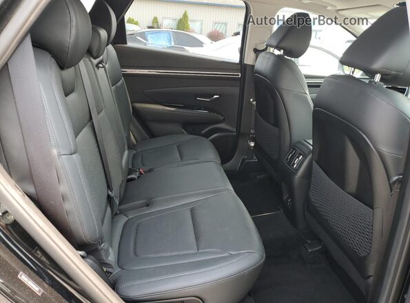5NMJECAE8NH035684 2022 HYUNDAI TUCSON Black Widok wnętrza z tyłu