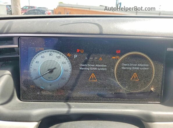 5NMJECAE9PH210754 2023 HYUNDAI TUCSON Серебряный Вид щитка приборов