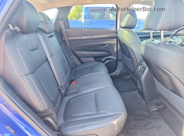 5NMJECAEXNH111468 2022 HYUNDAI TUCSON Blue Rear interior view