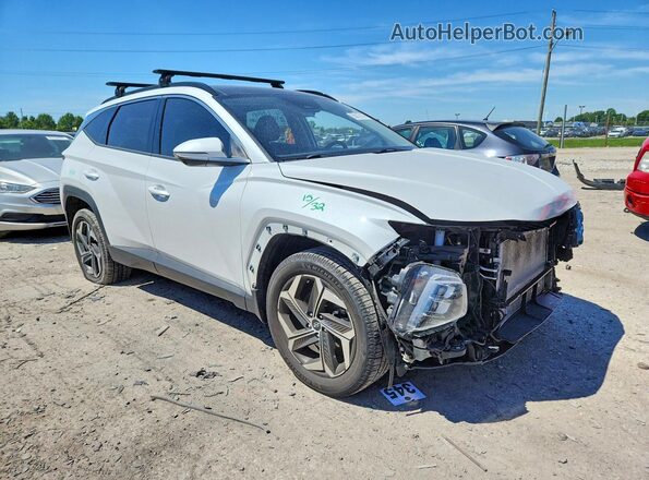 5NMJECAEXNH160427 2022 HYUNDAI TUCSON White Delantero derecho