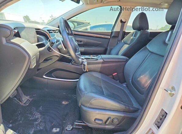 5NMJECAEXNH160427 2022 HYUNDAI TUCSON White Vista interior delantera