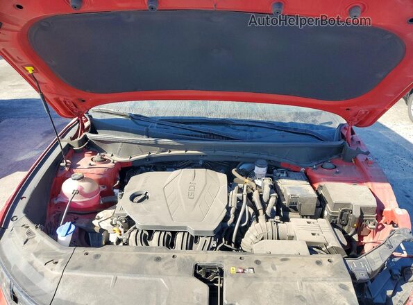 5NMJECAEXPH237638 2023 HYUNDAI TUCSON Red Вид задньої частини салону