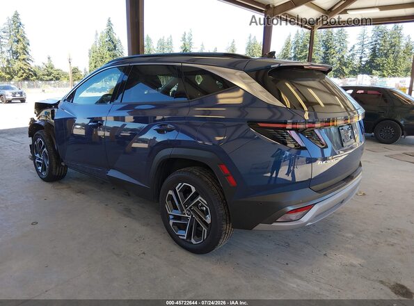 5NMJECDE2SH450023 2025 HYUNDAI TUCSON Blue Rear left