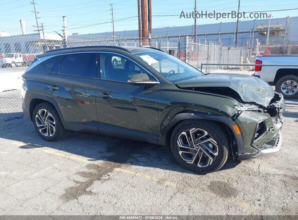5NMJECDE3SH606182 2025 HYUNDAI TUCSON Green Սալոնի հետևի տեսք