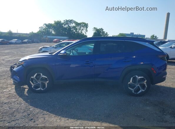 5NMJECDE4RH350032 2024 HYUNDAI TUCSON Синий Вид задней части салона